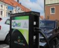 Bild: Wolfgang Steinbacher
Ladestation für E-Autos am Malteserplatz-Ecke Neustift in Amberg.