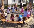 Bild: bkr
Dass es am Abend Rehragout geben würde, verrieten die Kleinen des Kindergartens bei ihrem Volkstanz.