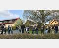 Bild: Kurt Lehnerer/exb
Der Posaunenchor Schwend bei seinem Gastspiel in Betzenberg.
