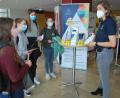 Bild: gsp
Julia Haupt von der Stadt Amberg (rechts) informiert über die Studien- und Ausbildungsmöglichkeiten bei der Stadt.