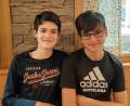 Bild: njn
Die Nachwuchstalente des Schachclubs Erbendorf Johannes Keck (von links) und Johannes Gelbert.