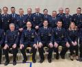 Bild: hir
Die neu gewählte Führungsriege der Pfreimder Feuerwehr mit den Vorsitzenden Florian Fröhler (sitzend, Fünfter von rechts) und Stefan Meißner (sitzend, Vierter von rechts) zeigt unser Bild.