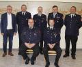 Bild: mfh
Das Füßhrungsgremium der Feuerwehr Sulzbach-Rosenberg mit den beiden neu gewählten Kassenprüfern: (stehend, von links) Bürgermeister Michael Göth, Zweiter Vorsitzender Markus Kiel, Erster Vorsitzender Thomas Wiesent, Erster Kommandant Armin Buchwald, (sitzend, von links)Armin Schall und Thomas Pöllinger.