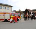 Bild: akp
Das neue Löschfahrzeug der Feuerwehr Weidenthal/Trichenricht erhielt am Florianstag den kirchlichen Segen.