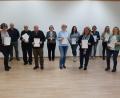Bild: Eiber
Die Geehrten (von links): Sybille Zweck, Markus Fuchs, Alfons Dolles, Hans König, Gerda Eiber, Lydia Gleixner-Sächerl, Ulrike Albrecht, Emily Hirschmann-Pirzer, Judith Dotzler, Ulla Niedermeier und Marion Stiegler.