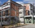 Archivbild: fz
Die Turnhalle in Bechtsrieth beschäftigt die Gemeinde schon seit längerem. Im Oktober 2021 war das Gebäude fast im Rohbauzustand,