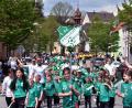 Bild: Stephan Huber
In Schlicht feierten die Landjugend und der 1. FC jeweils Jubiläum. Entsprechend stark war die Beteiligung am Kirchenzug.