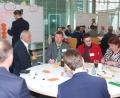 Bild: tss
Bei der Auftaktveranstaltung im Innovision-Center in Weiherhammer schaffen die Teilnehmer in Workshops erste Grundlagen für eine digitale Kreisentwicklungs-Strategie.