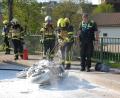 Bild: pop
Die Feuerwehren Pilsheim und Ensdorf mussten in Schmidmühlen bei einem Motorradbrand aushelfen.