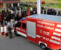 Bild: Jim Sporrer/exb
Beim Florianstag wurde auch das neue Fahrzeug der Feuerwehr Gösseldorf gesegnet.