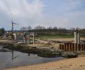 Bild: han
Die beiden Widerlager sowie die beiden Doppel-Pfeiler für die Brücke stehen bereits.