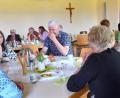 Bild: mez
Ein voll besetztes Pfarrheim beim Dankeschön-Nachmittag für alle Mütter beim KAB-Nachmittag.