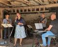 Bild: hev
Die "Jam-Session-Band" um Jazzpianist Martin Dilling unterhält das Publikum beim Museumstag.