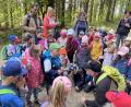 Bild: pi
Aufmerksam hören die Kinder den Erläuterungen von Willibald Gleißner (kniend, rechts) zu.