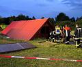 Bild: Haubner/vifogra/dpa/Archivbild
Beim Einsturz einer Holzhütte bei einem Unwetter sind 14 Menschen verletzt worden.