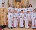 Bild: nm
Der Sonntag ist ein großer Tag für junge Christen. Zehn Buben und Mädchen treten in der Flossenbürger Pankratiuskirche zum ersten Mal an den Tisch des Herrn.