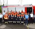 Bild: fjo
Aktive aus den Feuerwehren der Marktgemeinde Waidhaus stellen sich dem "TÜV" in Form einer Leistungsprüfung. Mit Matthias Schmidt (Vierter von links) aus Hagendorf befindet sich unter ihnen auch ein Teilnehmer im Dienstgrad eines Kreisbrandmeisters.