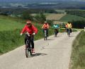 Bild: Reinhard Legat/exb
Der steile Anstieg auf dem Ahornberg konnte mit dem E-Bike ohne Mühen bewältigt werden.