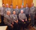 Bild: Anton Walter/exb
Bei den Neuwahlen wurde die Führungsspitze des KSK Wildenau bestätigt: Im Bild: (stehend, von links) Zweiter BKV-Kreisvorsitzender Thorsten Schiener, Vorsitzender Anton Walter, Erich Fennerl, Schriftführer Wolfgang Mark, Bürgermeister Lothar Müller, Joachim Walter, Josef Maier sowie (sitzend) Werner Buchholz, Kassier Josef Albrecht und Klaus Walter.
