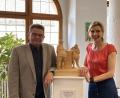 Bild: aks
Alfred Tischler und seine Nachfolgerin Angela Thar