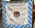 Bild: Gabi Schönberger
Auf der Fahne der Historischen Bürgerwehr der Stadt Neustadt prangt das Stadtwappen. Für die Verwendung in einem Buch über die historische Truppe musste erst eine Genehmigung her.