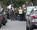 Bild: Erwin Pottgießer/TNN/dpa
Der Polizeieinsatz in der Nähe der Schule in Disnlaken am Mittwoch.