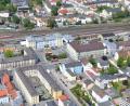 Luftbild: Ascherl
Für die Entwicklung des Areals rund um den Bahnhof Weiden bekommt die Stadt Weiden durch das Modellprojekt Landstadt Bayern nun eine Förderung.