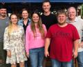 Bild: lep
Das neue Vorstandsteam des Kirwavereins (von links) Johannes Leipold, Anna-Lena Strauß, Kerstin Gerchau, Christina Seemann, Jonas Vogl, Timo Müller und Oliver Vogl nimmt die Arbeit auf.