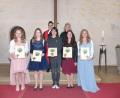Bild: hme
Jasmin John, Jamie Leitner, Anastasia und Samantha Nitz und Lilly Ott wiederholten im Konfirmationsgottesdienst ihr Taufversprechen.