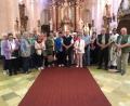 Bild: soj
Die Pilgergruppe aus Ebnath in der Wallfahrtskirche Maria Ort bei Regensburg.