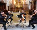 Bild: do
Das Bamberger Streichquartett beim Jubiläumskonzert des Waldecker Heimat- und Kulturvereins in der Klosterkirche Speinshart