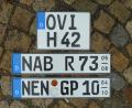 Archivbild: Gertraud Portner
Die Kennzeichen der Altlandkreise sind auch im Landkreis Schwandorf beliebt. Neben OVI, NAB und NEN gab es auch noch BUL.