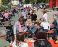 Bild: mez
Sogar der Mühlweg wurde gesperrt für die Sommerserenade am Kindergarten.