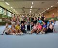 Bild: Julia Ritter/exb
24 Turnerinnen der Turngemeinschaft Tirschenreuth trainierten im Landesleistungszentrum in Hof.