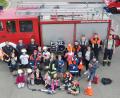 Bild: Sandra Teubner/exb
Die Drittklässler der Grundschule Bärnau besuchten die örtliche Feuerwehr.