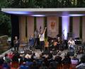 Bild: Petra Hartl
Die Band "Dreiviertelblut" trat am Donnerstagabend am Frohnberg auf.