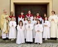 Bild: Altstadtatelier Argauer/exb
Die Kommunionkinder in Schwarzenbach.
