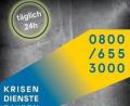Bild: sche
Hilfe bei psychosozialen Krisen gibt es unter der Notfallnummer 0800/6553000.