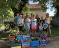 Bild: bö
"Mein Garten in der Kiste" ist die Aktion des Gartenbauvereins Allersburg für die Kinder im Dorf überschrieben.