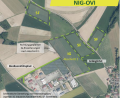 Bild: Stadt Oberviechtach/exb
Diese Grafik zeigt das geplante nachhaltige Industrie- und Gewerbegebiet (NIG-OVI) mit Sonnenfeldern (SF) und Gewerbefläche (IG) zwischen dem Industriegebiet West und der Straße nach Teunz bei Hof (rechts).