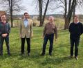 Bild: WWA Weiden, Heidi Thiel
Von links: Personalratsvorsitzender Christoph Gollwitzer, Behördenleiter Mathias Rosenmüller, Bauaufseher Konrad Ries und der Leiter der Flussmeisterstelle Kümmersbruck Hans Pickelmann.
