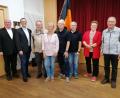 Bild: Koller/exb
Die gewählte Vorstandschaft (von links) mit dem neu amtierenden Vorsitzenden Michael Koller, Präses Thomas Helm, der ehemalige Vorsitzende und neue Beisitzer Herbert Eckl, Beisitzerin Angelika Veit, Kassier Franz Donhauser, Schriftführer Michael Hochholdinger und die Kassenrevisoren Marianne Peter und Erich Donhauser.