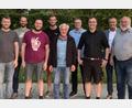 Bild: u
Der neue Vorstand des Hirschauer Musikzugs (von links): Leonhard Schuster, Markus Meissner, Dirigent Wolfgang Vögele, 2. Vorsitzender Erik Remhof, Franz Dorfner, Stephan Radl, Vorsitzender Maximilian Stein, Bürgermeister Hermann Falk und Schriftführer Werner Stein.