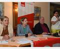 Bild: gf
Die SPD-Stadtverbandsspitze berichtete in der Mitgliederversammlung über die trotz Corona-Einschränkungen geleistete Arbeit. Von links: Simone Böhm-Donhauser, Annette Karl, Dieter Weiß und Birgit Fruth.