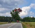 Bild: kaz
Ein Hubschrauber brachte eine verletzte Person ins Krankenhaus.