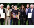 Bild: u
Bei seiner Jahreshauptversammlung ehrte der Gesangverein langjährige Mitglieder (von links): Franz Dorfner, Manfred Sailer, Sängergruppen-Geschäftsführer Christian Fink, Vorsitzende Renée Ehringer-Hoffman, Chorleiterin Jana Müller, Jürgen Köper und Wolfgang Köper.