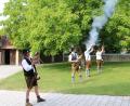 Bild: gri
Der Rauch steigt auf bei den Johannisbergschützen. Der neue Verein lässt es in den nächsten Tagen krachen.