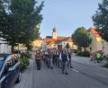 Bild: sak
Einen Zapfenstreich spielt die Werkvolkkapelle Schlicht.