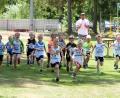 Bild: gb
Die Bambini (im Bild beim Start) waren beim Weiherlauf mit großem Eifer dabei.