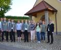 Bild: gi
Der Schützenverein Gebhardsreuth wird künftig von Schützenmeister Stefan Brandmiller (Siebter von rechts) und Schießleiter Fabian Putzer (Dritter von links) geführt.